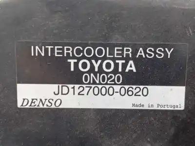 Автозапчастина б/у інтеркулер для toyota yaris (ksp9/scp9/nlp9) 1.4 turbodiesel cat посилання на oem iam 1270000620 - 179000n020  250x207x64
