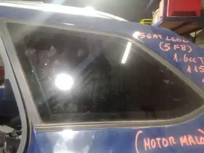 Second-hand car spare part left rear triangle quarter glass for seat leon st (5f8) 1.6 tdi oem iam references 