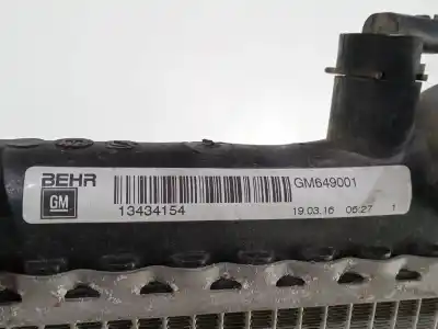 Автозапчастина б/у водяний радіатор для opel insignia a (g09) 1.6 cdti (68) посилання на oem iam 13434154- gm649001 l680x400x26mm  Автозапчастина б/у водяний радіатор для opel insignia a (g09) 1.6 cdti (68) посилання на oem iam 13434154- gm649001 l680x400x26mm