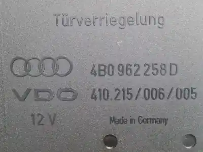 Pezzo di ricambio per auto di seconda mano modulo comfort per audi a6 c5 (4b2) 2.5 tdi riferimenti oem iam 4b0962258d -410215006 - 410215005  