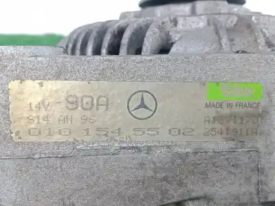 Peça sobressalente para automóvel em segunda mão compressor de ar condicionado a/a a/c por mercedes-benz clase e (w210) e 320 (210.055) referências oem iam 0101545502 90ah - polea.fija - 6.canales 