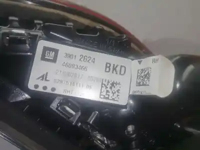 Pezzo di ricambio per auto di seconda mano luce di coda interna destra per opel corsa e (x15) 1.4 (08, 68) riferimenti oem iam 39012624 - 46003466 - 028751411106   Pezzo di ricambio per auto di seconda mano luce di coda interna destra per opel corsa e (x15) 1.4 (08, 68) riferimenti oem iam 39012624 - 46003466 - 028751411106