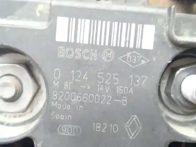 Автозапчасти б/у генератор за renault laguna ii (bg0/1_) 1.9 dci (bg1a, bg1w, bg0g) ссылки oem iam 0124525137 - 8200660022 150ah - bosch polea.embrague - 7.canales