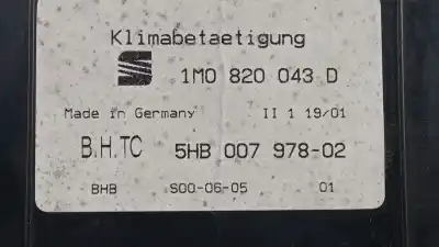 Автозапчасти б/у климат-контроль за seat leon (1m1) 1.9 tdi ссылки oem iam 1m0820043d - 5hb00797802  