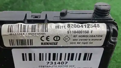 Автозапчасти б/у блок управления двигателем за renault scénic ii (jm0/1_) 1.9 dci (jm14) ссылки oem iam 8200412548 - s118400150f uchn2 