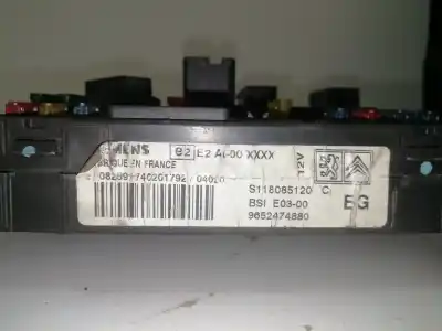 Pezzo di ricambio per auto di seconda mano scatola relè/fusibili per peugeot 206 fastback (2a/c) 1.4 hdi eco 70 riferimenti oem iam s118085120 - 9652474880 bsie0300 