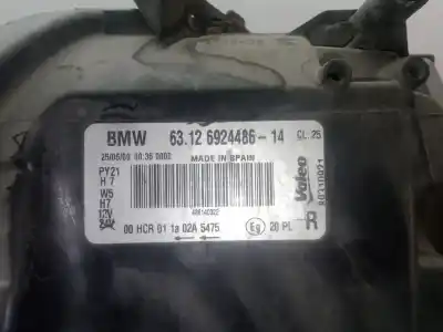 Peça sobressalente para automóvel em segunda mão farol / farolim direito por bmw 1 (e87) 120 d referências oem iam 6312692448614 - 89310921  