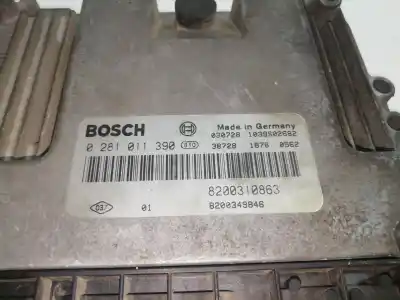 Pezzo di ricambio per auto di seconda mano centralina motore per renault scénic ii (jm0/1_) 1.9 dci (jm0g, jm12, jm1g, jm2c) riferimenti oem iam 0281011390 - 8200310863  