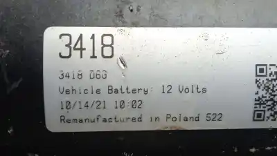 Peça sobressalente para automóvel em segunda mão motor de arranque por citroen c3 i (fc_, fn_) 1.4 i referências oem iam 3418d6g - 3418  