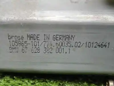 Second-hand car spare part left front window motor for bmw serie 7 (e65/e66) 3.0 turbodiesel cat oem iam references 5wk1052 - 0206008001 - 06c4704  