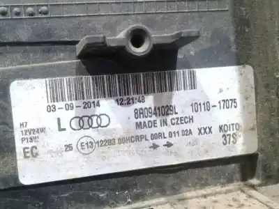 Second-hand car spare part left headlight for audi q5 (8rb) 2.0 tdi quattro oem iam references 8r0941029l  