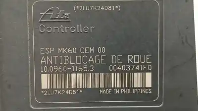 Автозапчастина б/у абс для citroen c5 ii (rc_) 2.0 hdi (rcrhrh) посилання на oem iam 9659770580 - 10096011653 - 00403741e0  