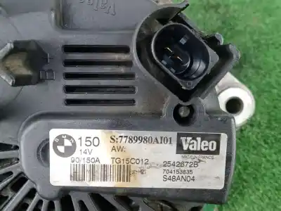 Peça sobressalente para automóvel em segunda mão alternador por bmw 3 compact (e46) 320 td referências oem iam 2542672b - tg15c012 - s48an04 150ah - polea.fija - 6.canales 