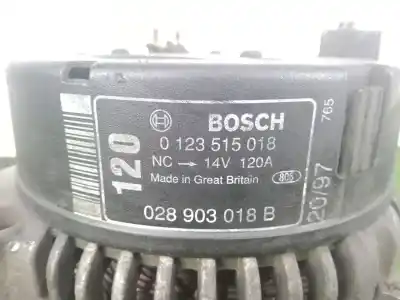 Pezzo di ricambio per auto di seconda mano alternatore per audi a3 (8l1) 1.9 tdi riferimenti oem iam 0123515018 - 028903018b  polea.embrague - 6.canales
