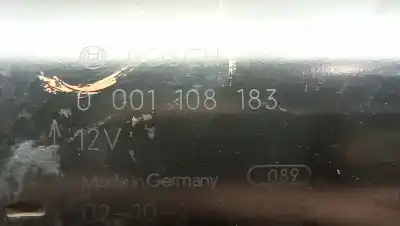 Second-hand car spare part starter motor for peugeot 206 fastback (2a/c) 2.0 hdi 90 oem iam references 0001108183  