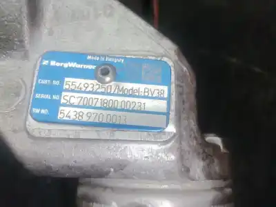 Second-hand car spare part turbocharger for opel insignia a (g09) 1.6 cdti (68) oem iam references 54389700013 - 55493250   Second-hand car spare part turbocharger for opel insignia a (g09) 1.6 cdti (68) oem iam references 54389700013 - 55493250