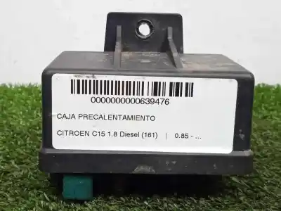 Peça sobressalente para automóvel em segunda mão Caixa De Pré-aquecimento por CITROEN C15 1.8 Diesel (161) Referências OEM IAM   