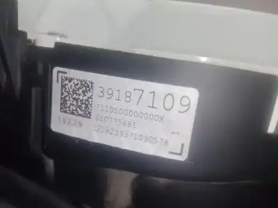 Автозапчастина б/у панель інструментів для opel astra k (b16) 1.6 cdti (68) посилання на oem iam 39187109 - 7110500000000x - 600775881 - 18239 - 12  