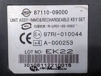 Автозапчасти б/у переключатель стартера за ssangyong rexton / rexton ii (gab_) 2.7 xdi 4x4 ссылки oem iam 8711009000 - 97ri010044 - a000253  