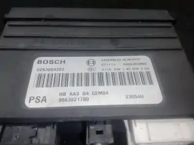 Автозапчастина б/у електронний модуль для citroen c4 picasso i monospace (ud_) 1.6 hdi посилання на oem iam 0263004203 - 9663821780  