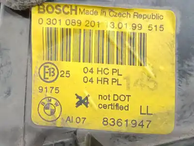 Peça sobressalente para automóvel em segunda mão farol / farolim esquerdo por bmw 3 (e46) 320 d referências oem iam 0301089201 - 8361947  