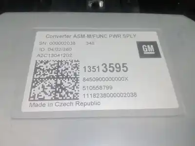 Автозапчасти б/у электронный модуль за opel astra k (b16) 1.6 cdti (68) ссылки oem iam 13513595 - 8450900000000x - 510558799 - 1118238000  