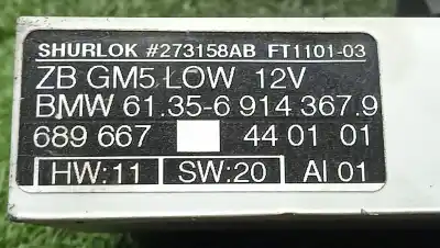 Second-hand car spare part electronic module for bmw 3 compact (e46) 320 td oem iam references 613569143679 - 689667  