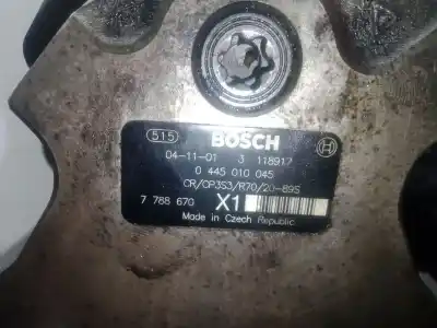 Second-hand car spare part injection pump for bmw 3 compact (e46) 320 td oem iam references 0445010045  