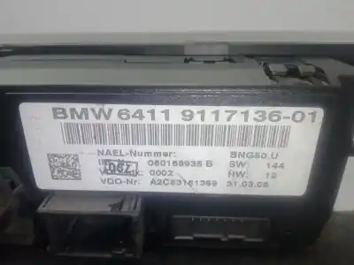 Second-hand car spare part climate control for bmw 1 (e87) 118 d oem iam references 6411911713601  