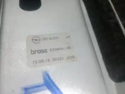 Автозапчасти б/у регулятор стекла заднего левого за opel astra k (b16) 1.6 cdti (68) ссылки oem iam 39142319 - e05846100 - c86123100  