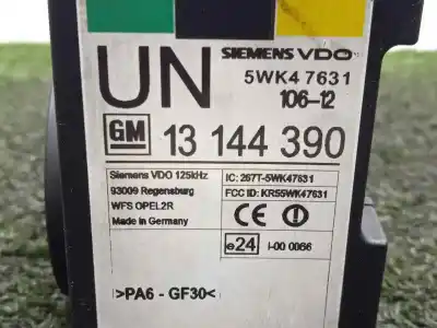 Автозапчастина б/у антена для opel corsa 3 c 1.3 cdti 70ch manual посилання на oem iam 13144390  