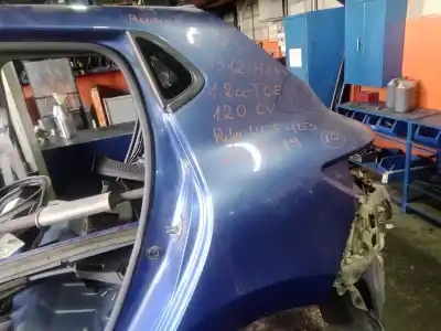 Peça sobressalente para automóvel em segunda mão vidro de custódia triangular traseiro esquerdo por renault clio iv 1.2 tce energy referências oem iam   