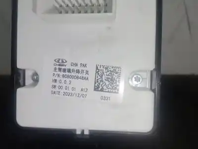 Second-hand car spare part left front power window switch for omoda 5 1.6 tgdi oem iam references 808000848aa  