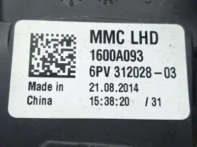 Автозапчастина б/у пotенціометр для mitsubishi mirage / space star vi fastback (a0_a) 1.2 (a03a) посилання на oem iam 69v31202803 - 69v312028 - 1600a093  