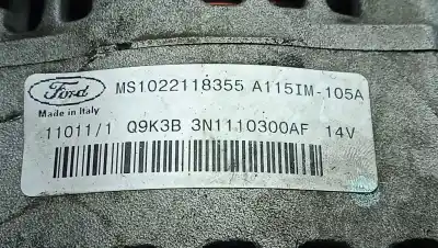 Автозапчасти б/у генератор за ford focus ii (da_, hcp, dp) 1.6 ссылки oem iam ms1022118355 - 3n1110300af 105ah - 6.canales  Автозапчасти б/у генератор за ford focus ii (da_, hcp, dp) 1.6 ссылки oem iam ms1022118355 - 3n1110300af 105ah - 6.canales