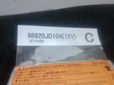 Автозапчастина б/у блок управління подушками безпеки для nissan qashqai / qashqai +2 i (j10, nj10, jj10e) 2.0 dci посилання на oem iam 98820jd10a - 071029  