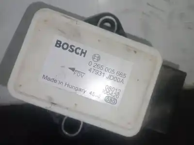 Second-hand car spare part yaw rate sensor for nissan qashqai / qashqai +2 i (j10, nj10, jj10e) 2.0 dci oem iam references 0265005665 - 47931jd00a  