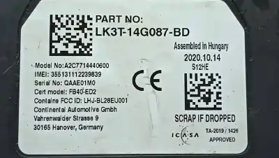 Piesă de schimb auto la mâna a doua modul electrotic pentru ford transit custom v362 furgón (fy, fz) 2.0 ecoblue referințe oem iam a2c7714440600 - lk3t14g087bd  