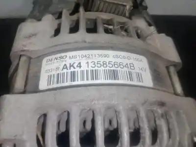 Автозапчастина б/у генератор для opel corsa e (x15) 1.4 (08, 68) посилання на oem iam 13585664b - ms1042113590 denso - 100a  Автозапчастина б/у генератор для opel corsa e (x15) 1.4 (08, 68) посилання на oem iam 13585664b - ms1042113590 denso - 100a