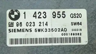 Second-hand car spare part automatic gearbox control unit for bmw 5 (e39) 525 d oem iam references 1423955 - 96023214 - 5wk33502ad  
