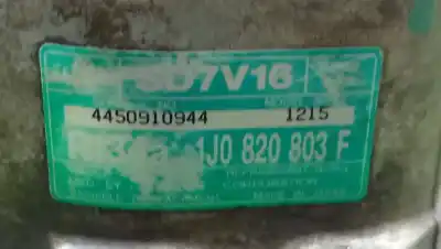 Pezzo di ricambio per auto di seconda mano compressore aria condizionata per seat toledo ii (1m2) 1.9 tdi riferimenti oem iam 1j0820803f - 4450910944 6.canales - sd7v16 - ø119mm 