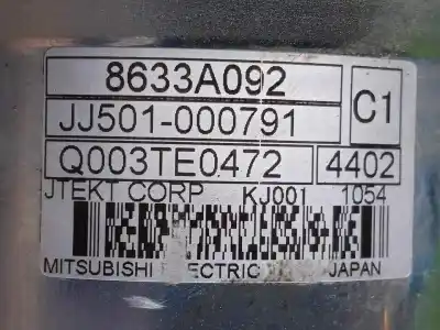 Second-hand car spare part steering column for mitsubishi asx (ga0w) 1.8 di-d cat oem iam references   