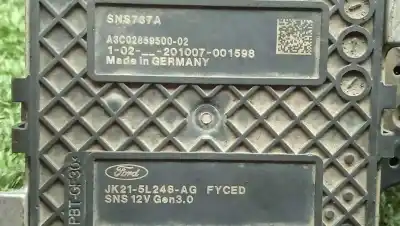Second-hand car spare part lambda probe for ford transit custom v362 furgón (fy, fz) 2.0 ecoblue oem iam references jk215l248ag - a3c0285950002  
