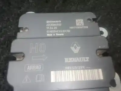Second-hand car spare part airbag control unit for dacia duster (hs_) 1.5 dci (hsmc) oem iam references 985105129r - a2c85841703  