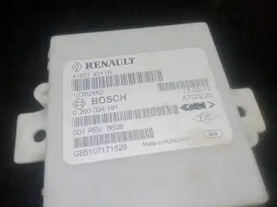 Second-hand car spare part electronic module for dacia duster (hs_) 1.5 dci (hsmc) oem iam references 0260004181 - 416514011r  