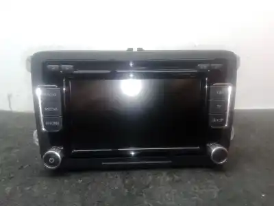 Peça sobressalente para automóvel em segunda mão sistema de áudio / rádio cd por volkswagen golf vi (5k1) 1.6 tdi referências oem iam 3c8035195 - 7647239360
