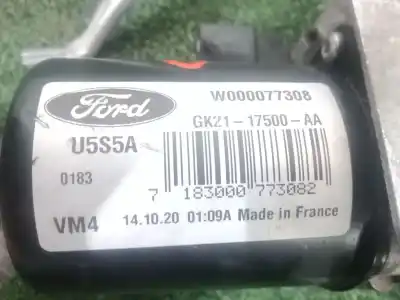 Автозапчастина б/у двигатель передніх склоочисників для ford transit custom v362 furgón (fy, fz) 2.0 ecoblue посилання на oem iam w000077308 - gk2117500aa - u5s5a  