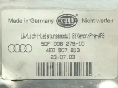Pezzo di ricambio per auto di seconda mano centralina fari xenon per audi a8 d3 (4e2, 4e8) 4.0 tdi quattro riferimenti oem iam 5df00827910 - 4e0907813  