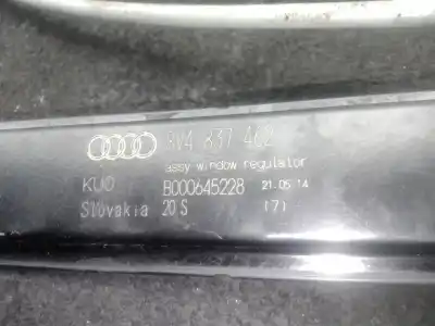Автозапчастина б/у регулятор переднього правого скла для audi a3 limousine (8vs, 8vm) 1.4 tsi посилання на oem iam 8v4837462 - b000645228  