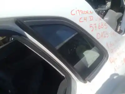 Second-hand car spare part left rear triangle quarter glass for citroen c4 lim. 1.6 hdi fap oem iam references 